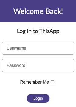 form with basic styling