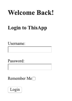 form with no styling